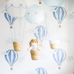 Blue Air Balloon Wallpaper - Project Nursery