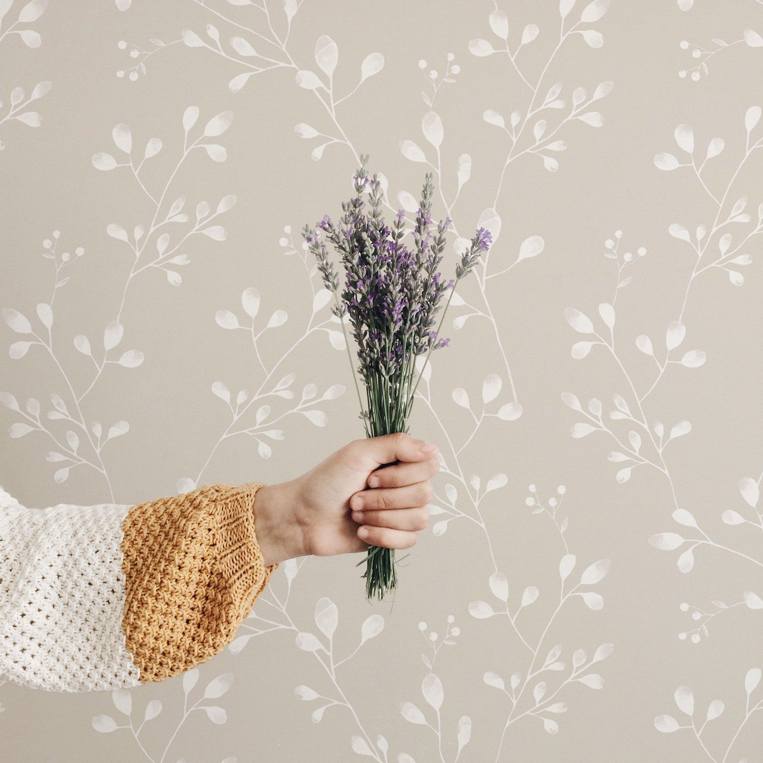 Wildflower Foliage Wallpaper - Project Nursery