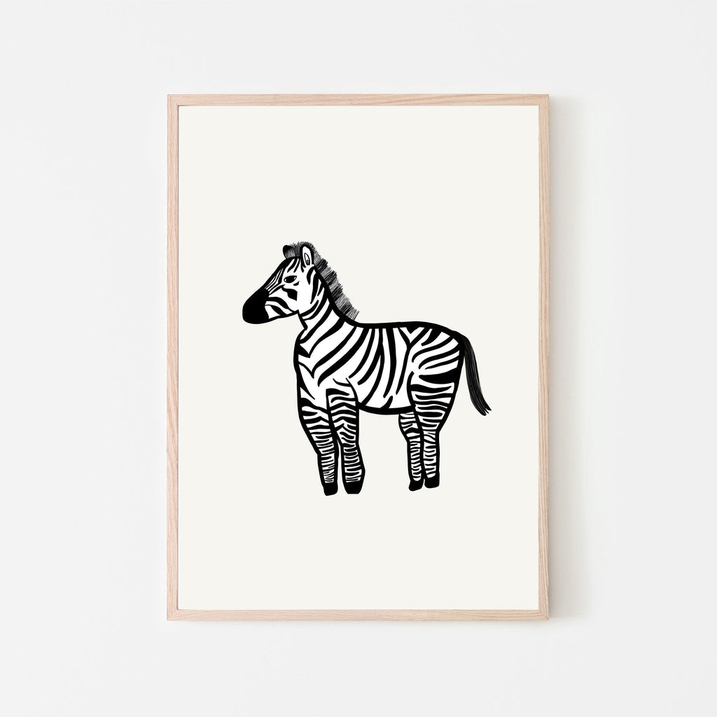 Zebra Art Print - Project Nursery