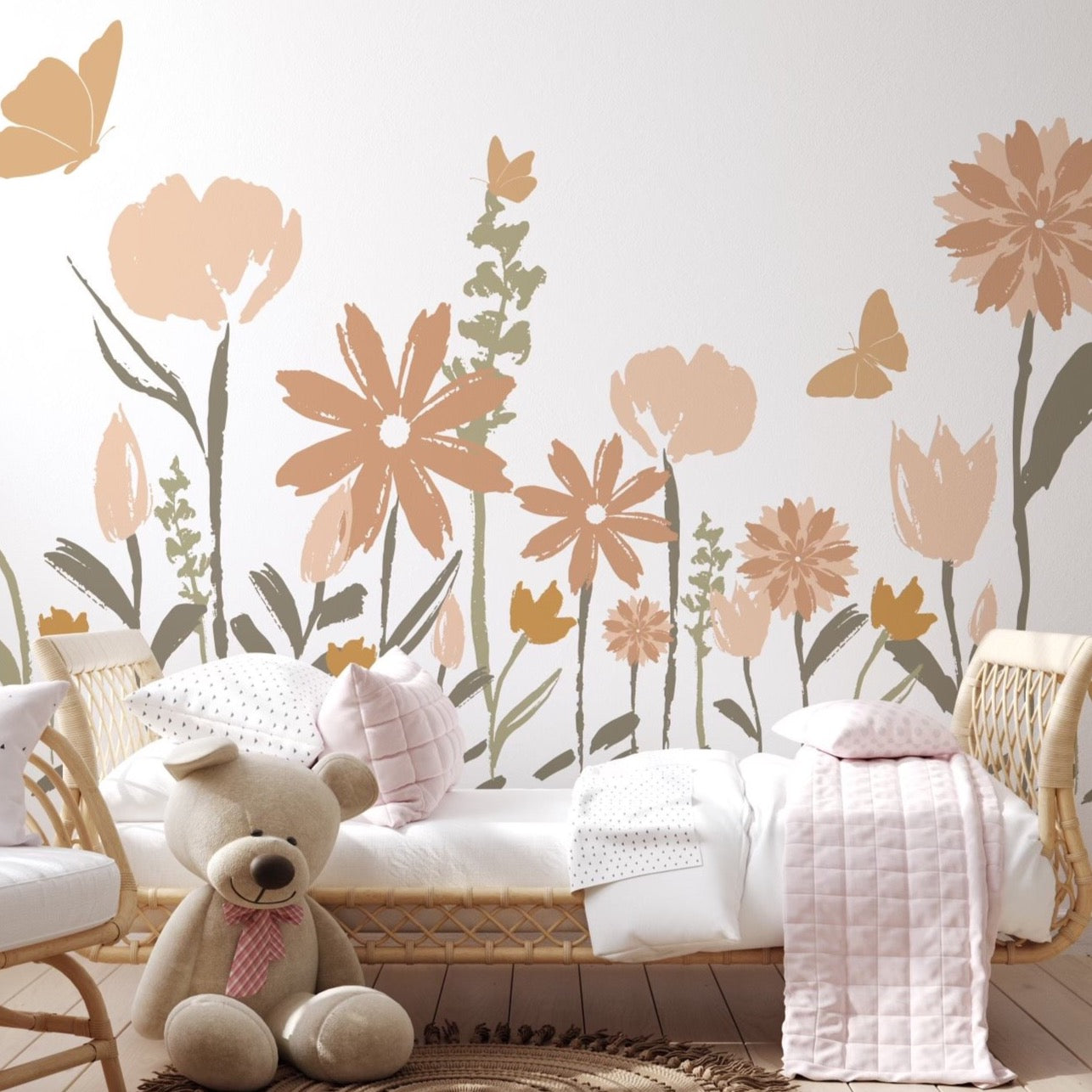 Amelia Wallpaper Mural by Hufton Studio