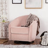 Madison Swivel Glider - Blush Pink Velvet - Project Nursery
