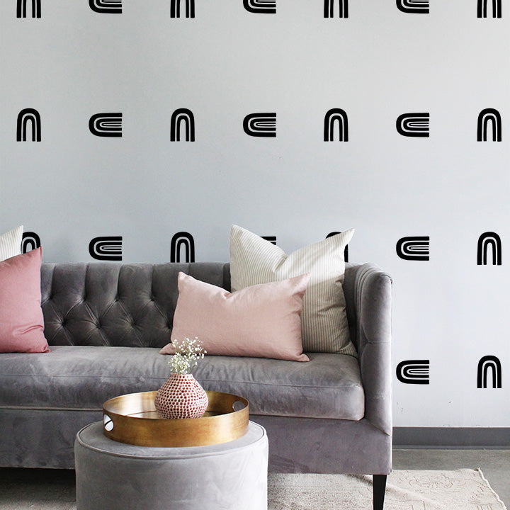Bohemian Rainbow Wall Decals