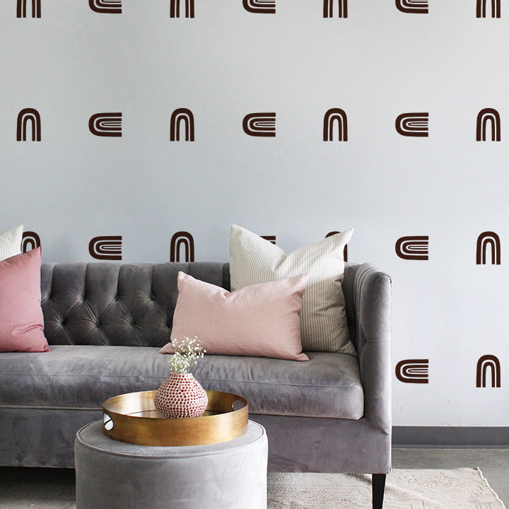 Bohemian Rainbow Wall Decals
