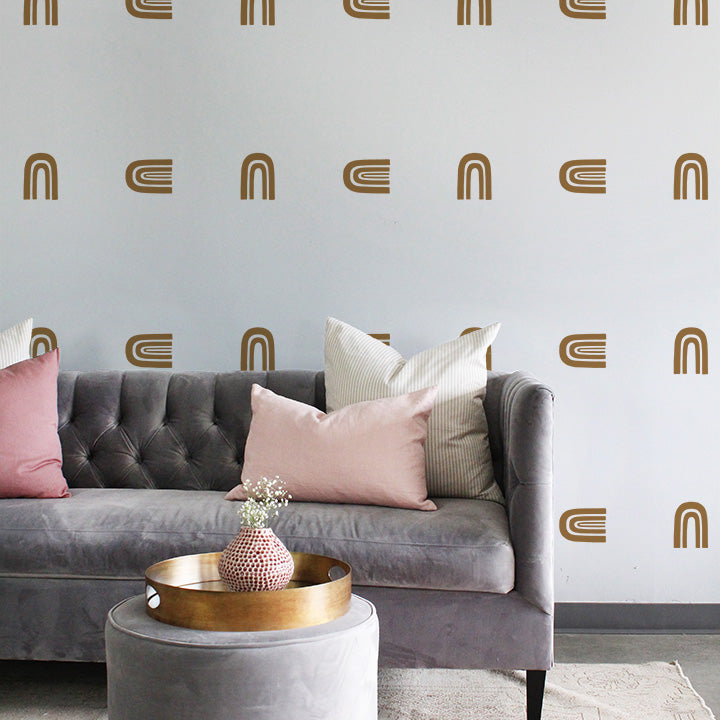 Bohemian Rainbow Wall Decals