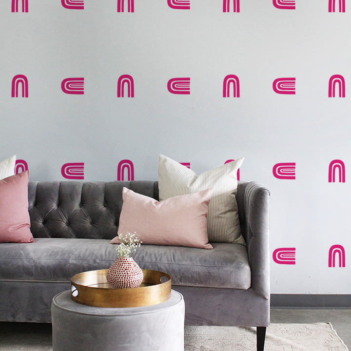 Bohemian Rainbow Wall Decals
