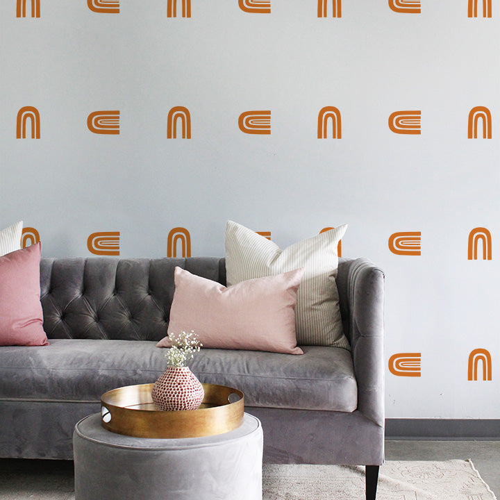 Bohemian Rainbow Wall Decals