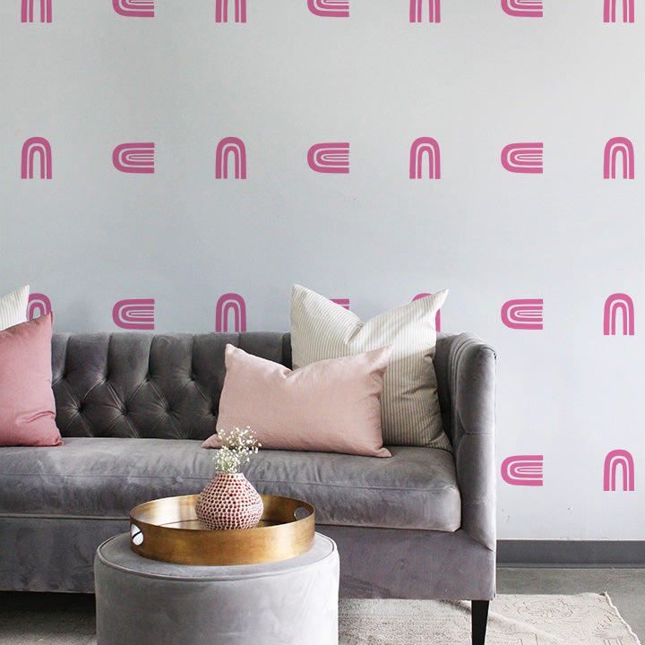 Bohemian Rainbow Wall Decals