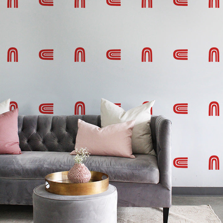 Bohemian Rainbow Wall Decals