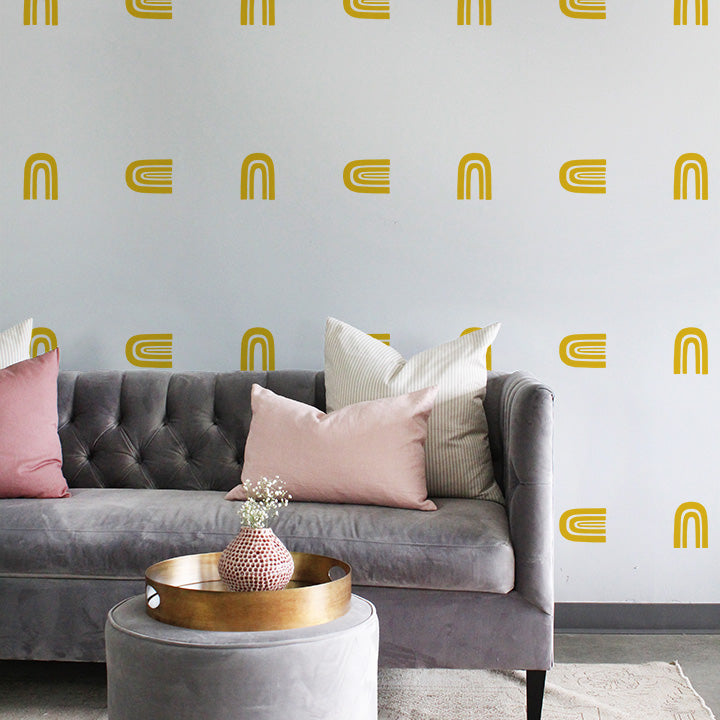 Bohemian Rainbow Wall Decals