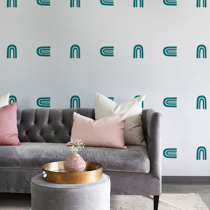 Bohemian Rainbow Wall Decals
