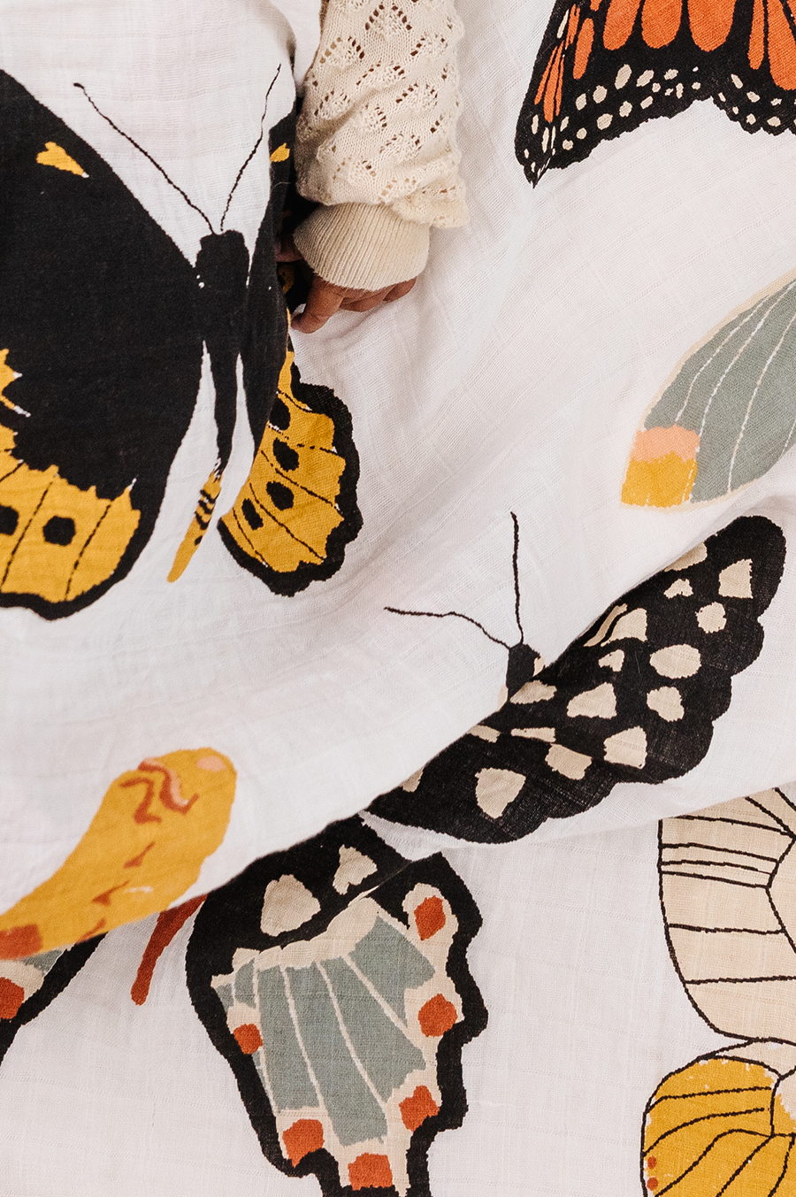 Butterfly Collector Swaddle Blanket