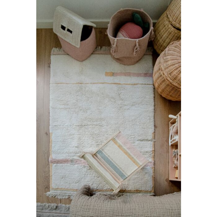 Lanes Washable Rug - Vintage Nude - Project Nursery