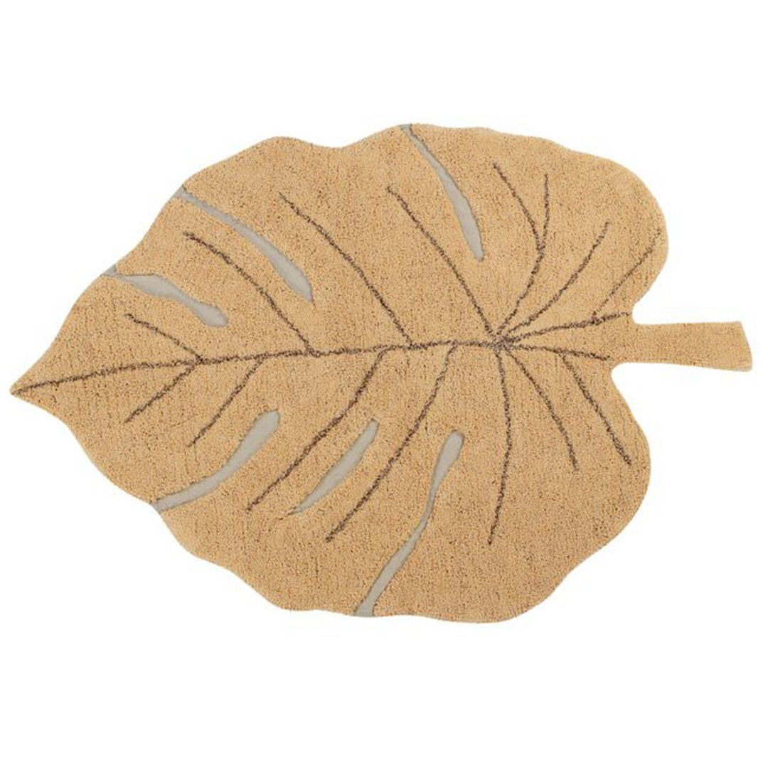 Monstera Leaf Rug - Honey - Project Nursery