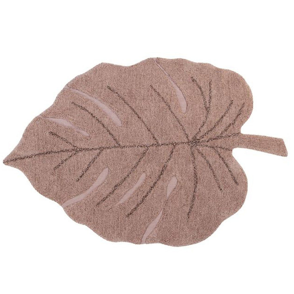 Monstera Leaf Rug - Vintage Nude - Project Nursery
