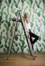 Watercolor Cactus Wallpaper Mural - Project Nursery