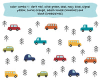 Vehicle Wall Decal Set