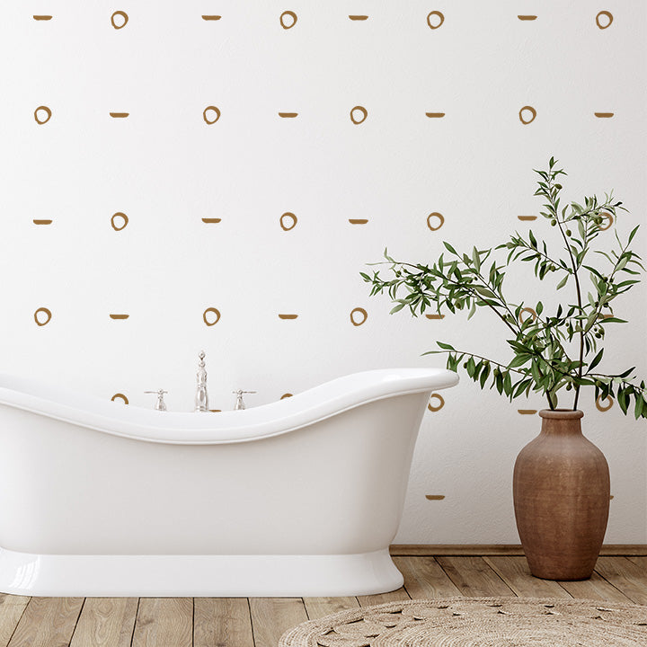 Circle + Line Wall Decals