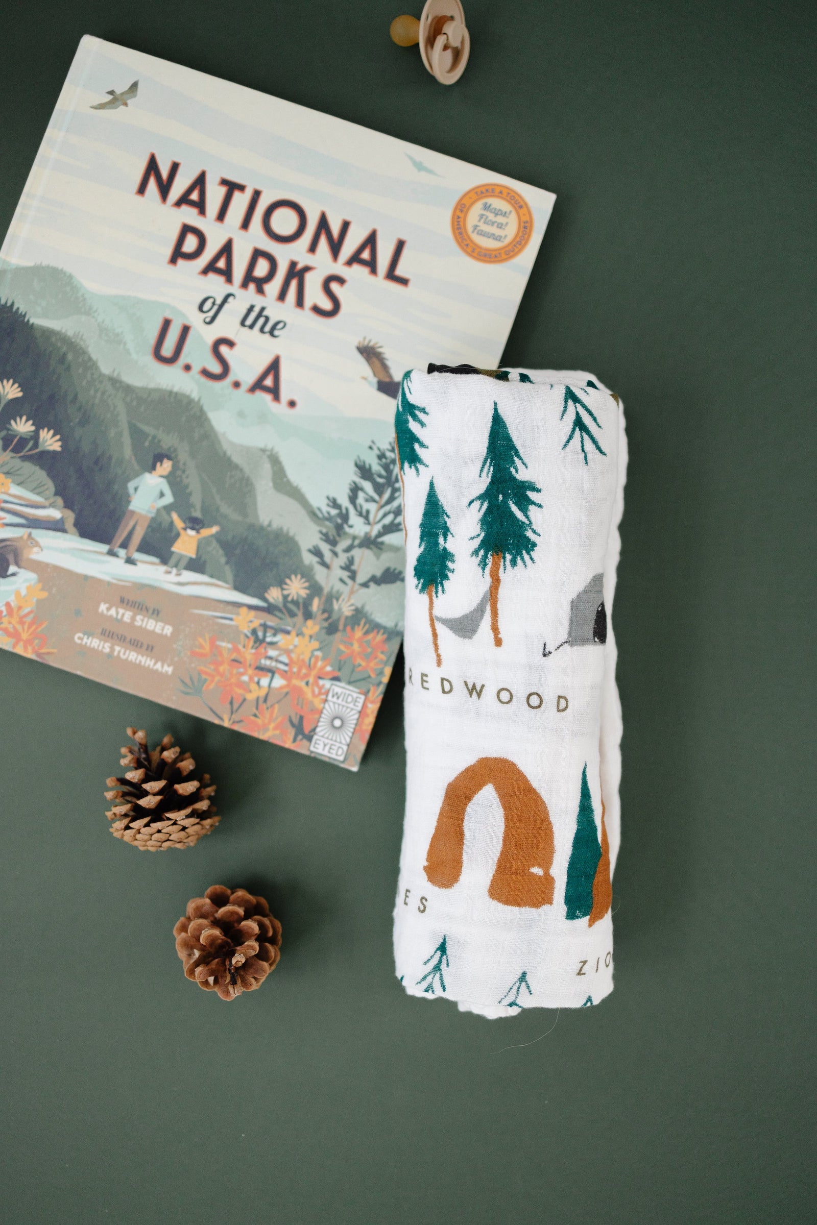 National Parks Swaddle Blanket
