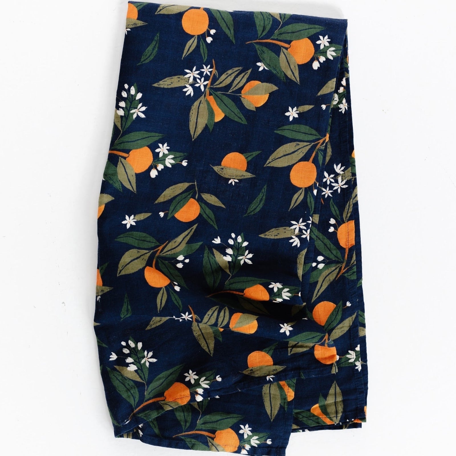 Orange Blossom Swaddle Blanket