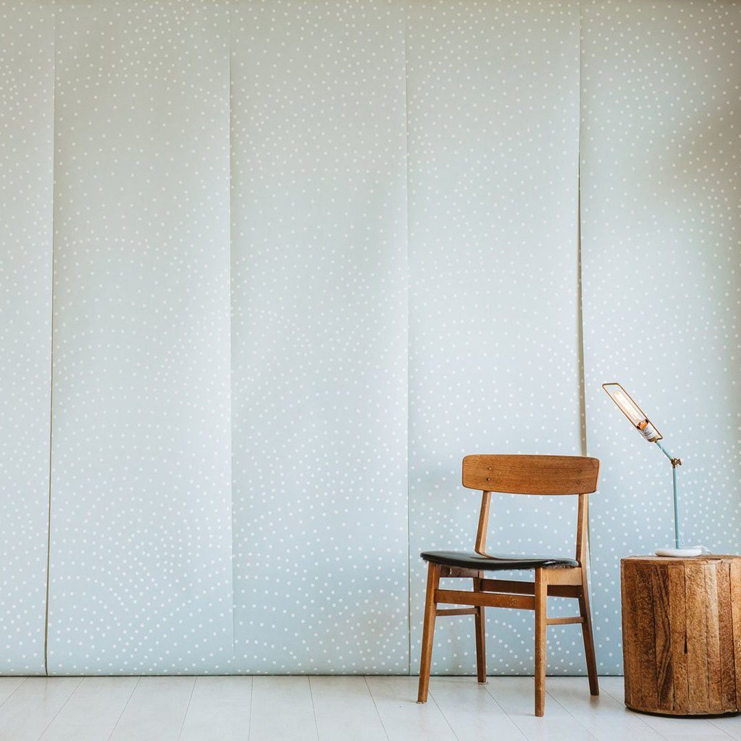 Crescent Polka Dot Wallpaper Mural - Project Nursery