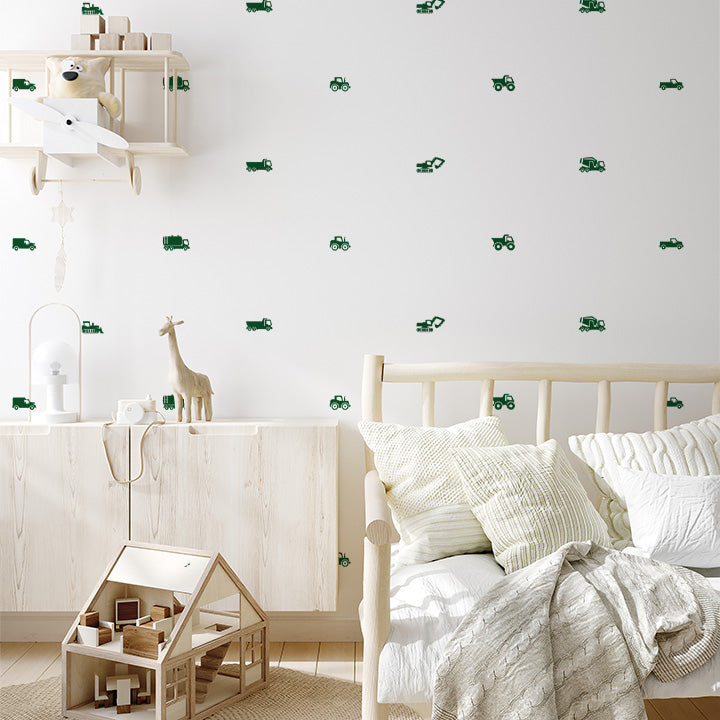 Digger + Truck Wall Decals