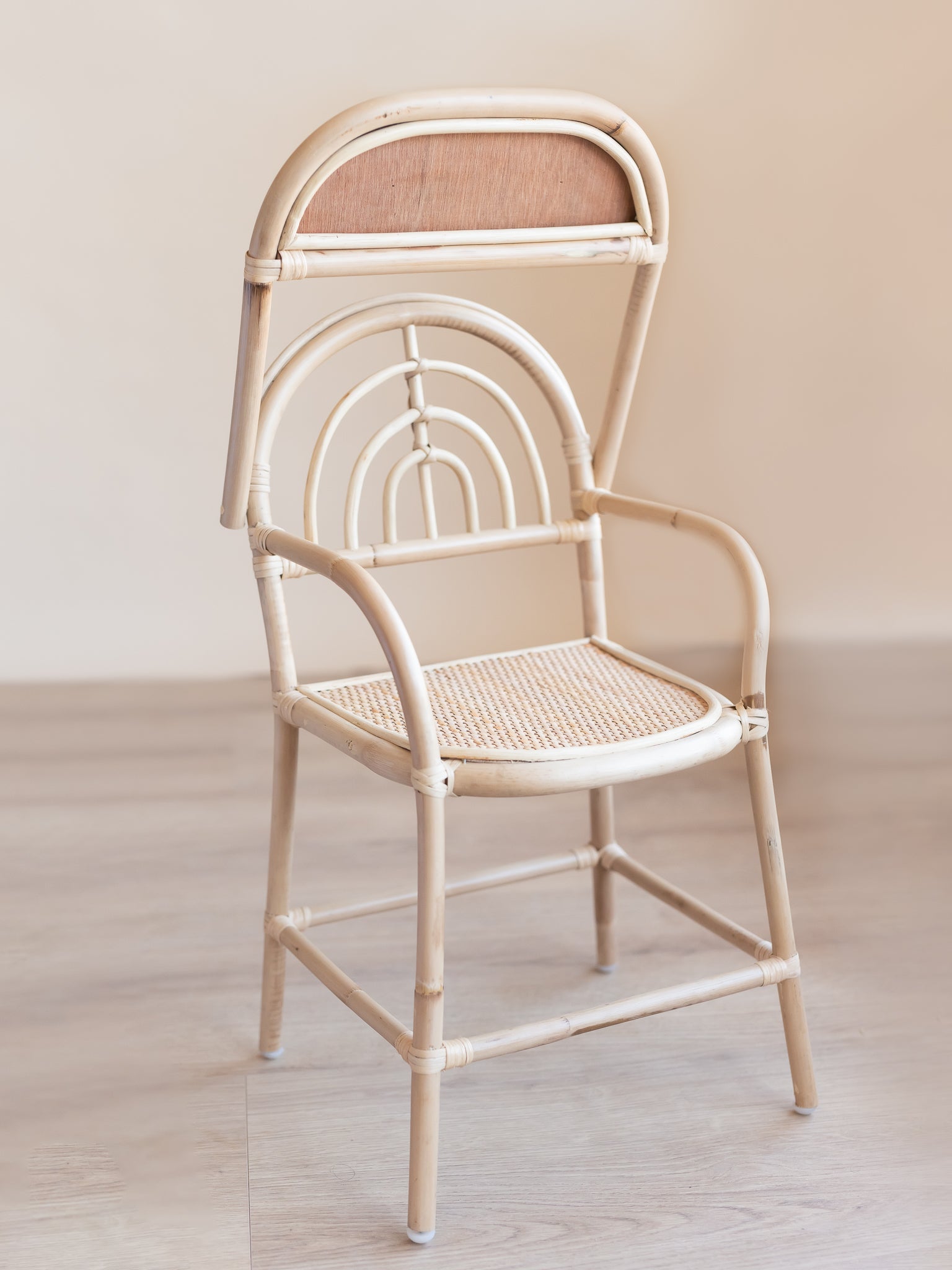 Rattan high outlet chair doll