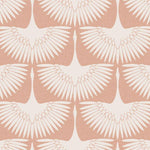 Feather Flock Wallpaper - Sahara Blush - Project Nursery