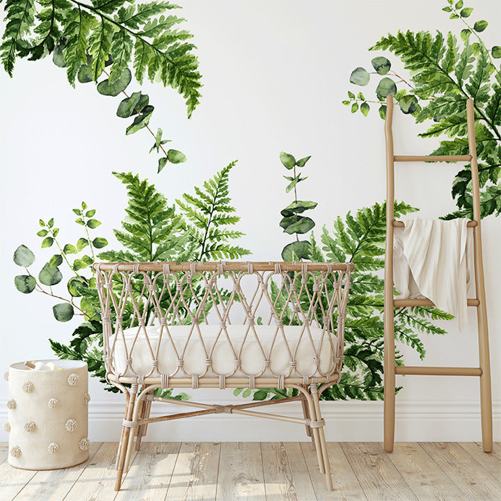 Fern + Eucalyptus Wall Decals