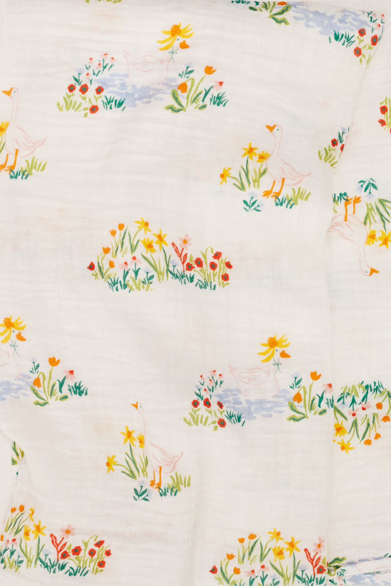 Garden Goose Swaddle Blanket