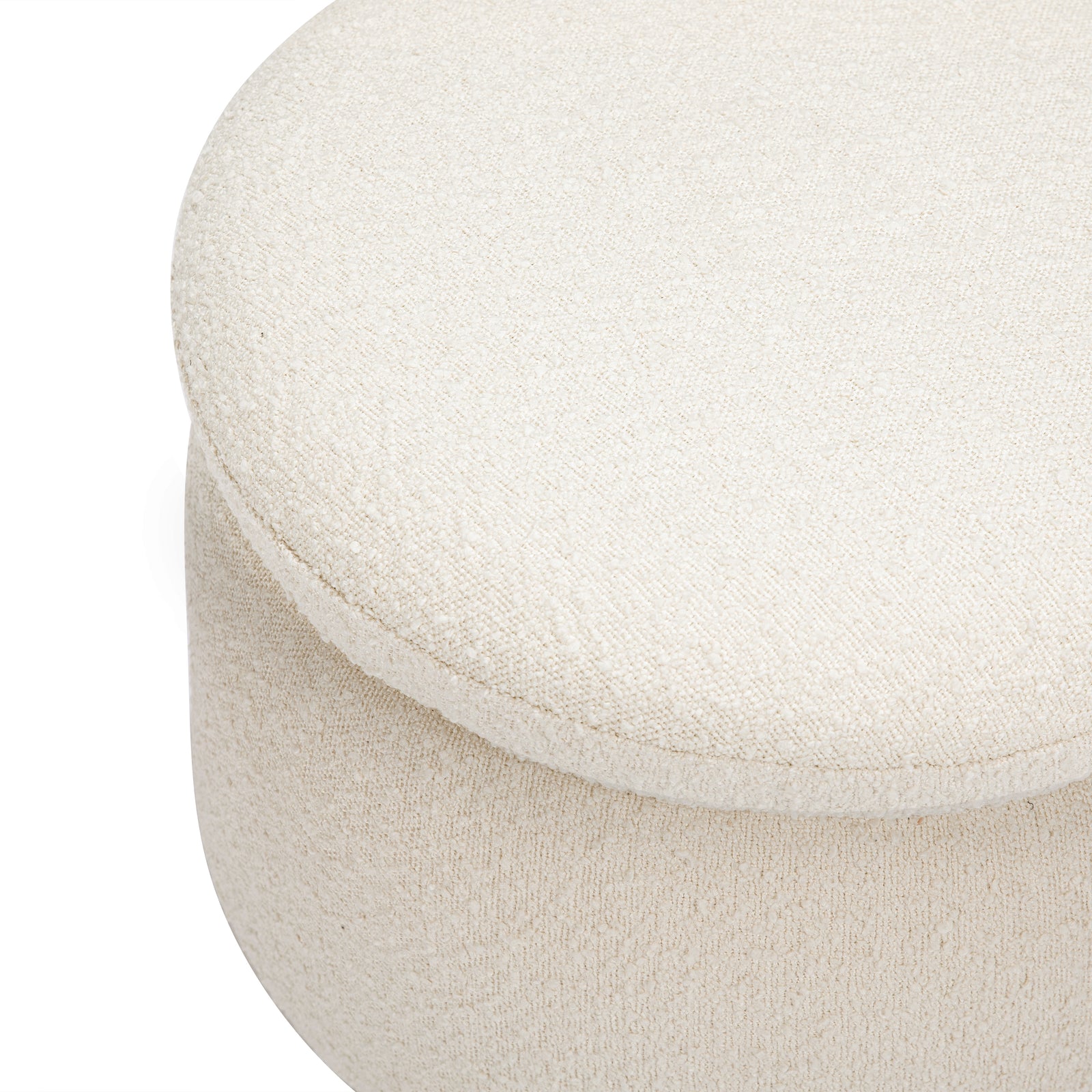 Enoki Storage Ottoman in Boucle - Project Nursery