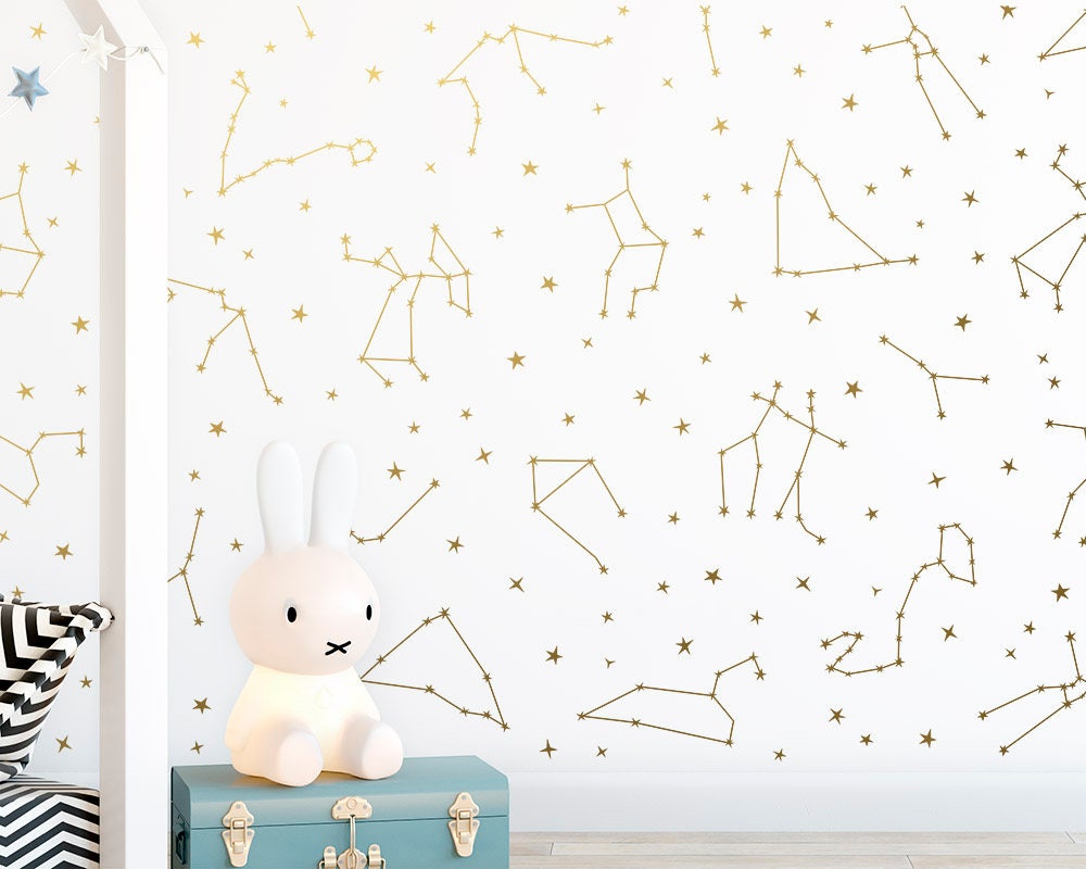 Zodiac Constellation Wall Decal Set
