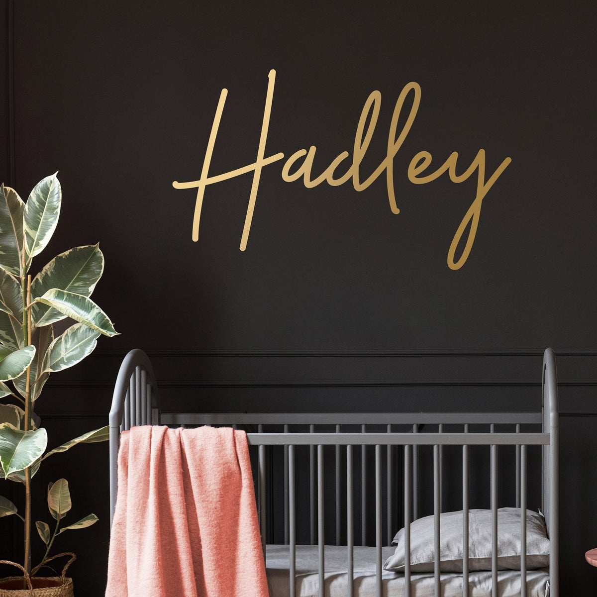 Custom Script Name Wall Decal