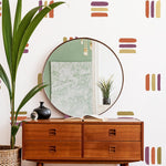3-Color Lines Wall Decal Set