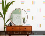3-Color Lines Wall Decal Set