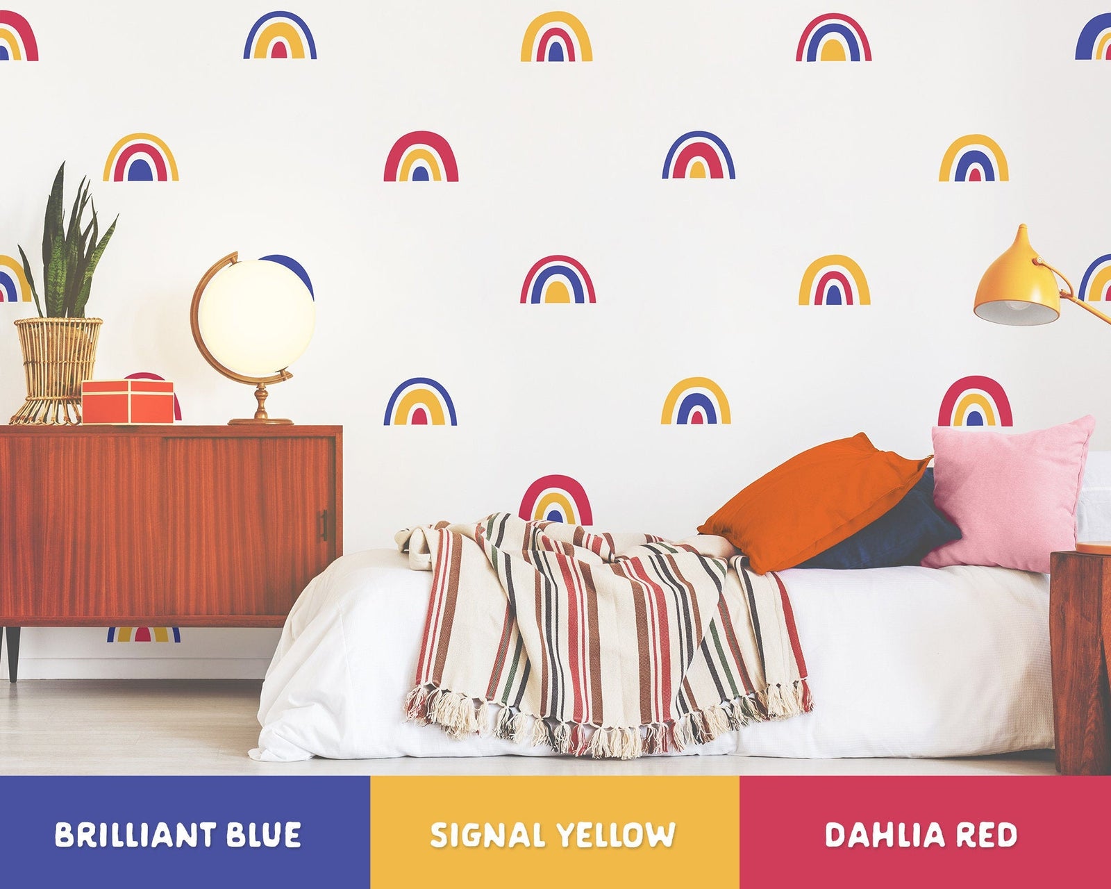 Chunky Rainbow Wall Decals