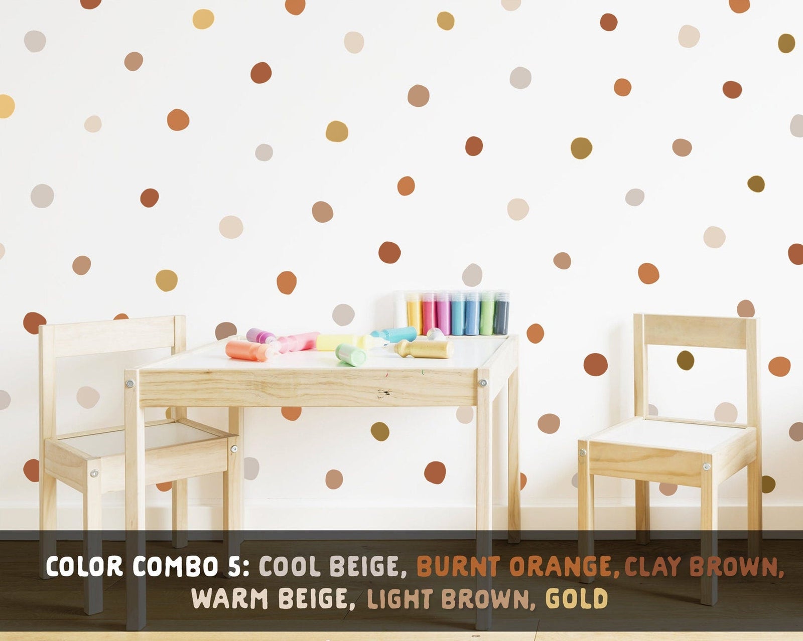 Rainbow Dot Wall Decals