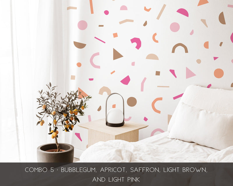 Eclectic Terrazzos Wall Decal Set