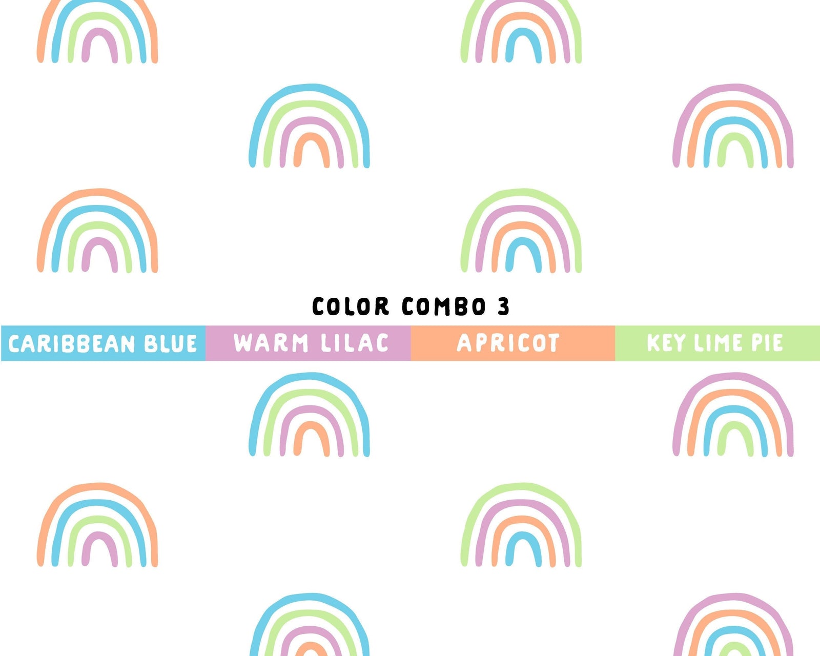 Rainbow Road Wall Decals