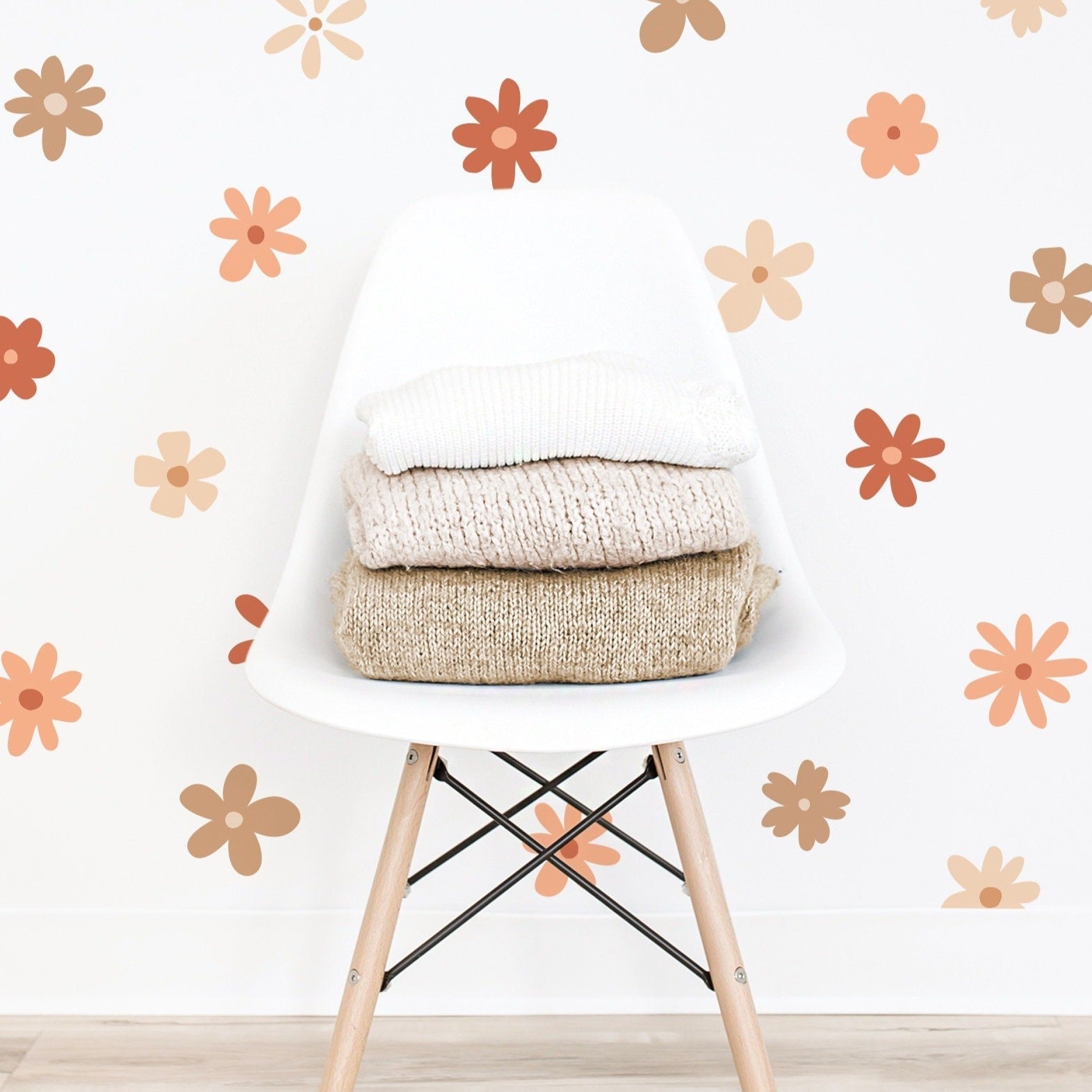 Multi-Color Flower Wall Decals