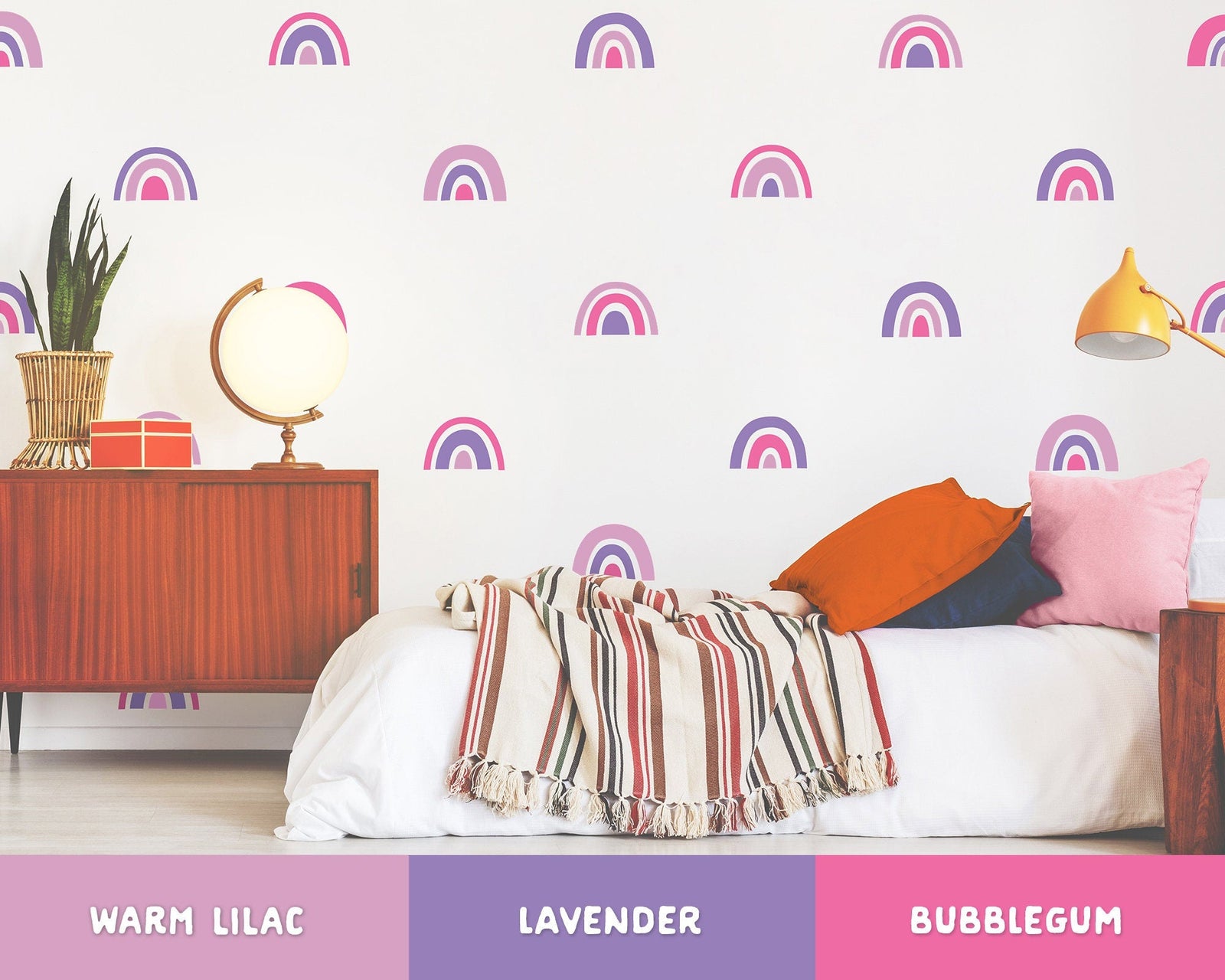 Chunky Rainbow Wall Decals