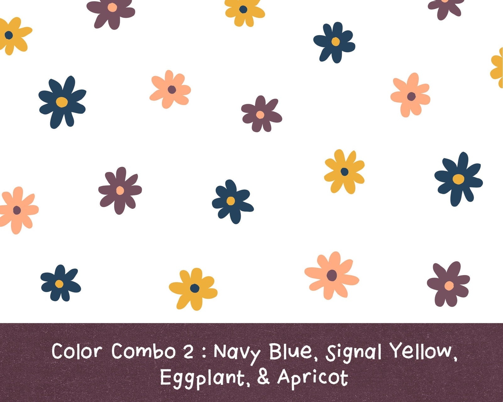 Multi-Color Mini Daisy Wall Decals