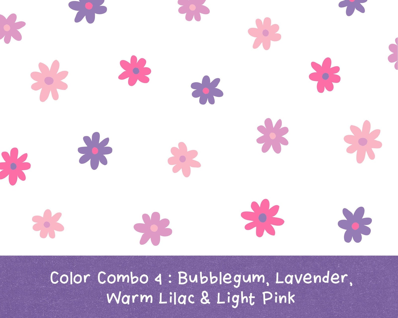 Multi-Color Mini Daisy Wall Decals