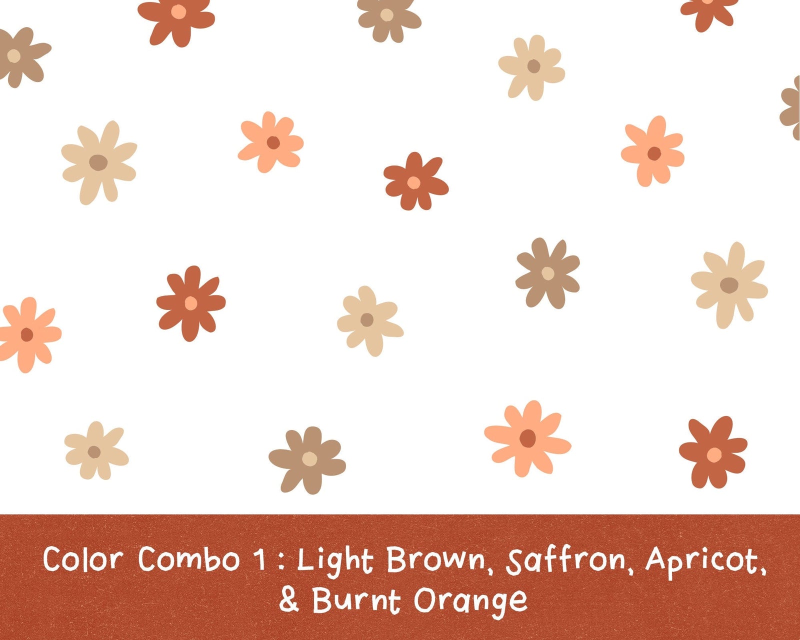 Multi-Color Mini Daisy Wall Decals