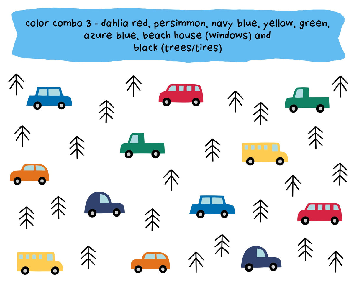 Vehicle Wall Decal Set