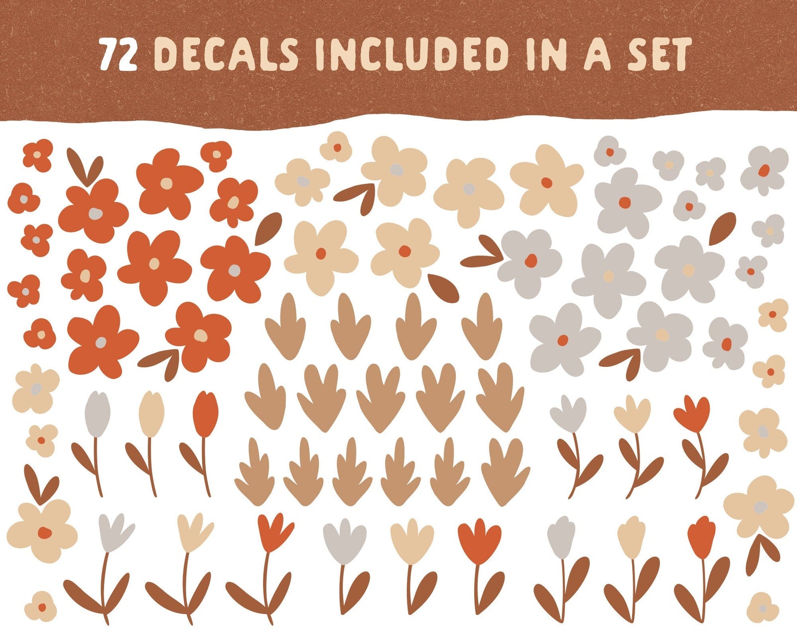 Floral Simplicity Wall Decals