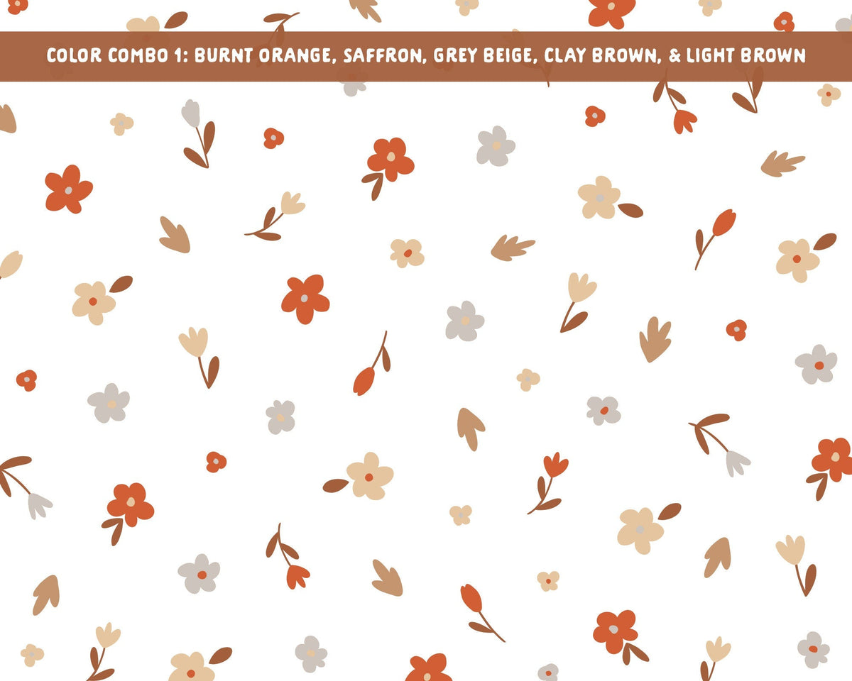 Floral Simplicity Wall Decals