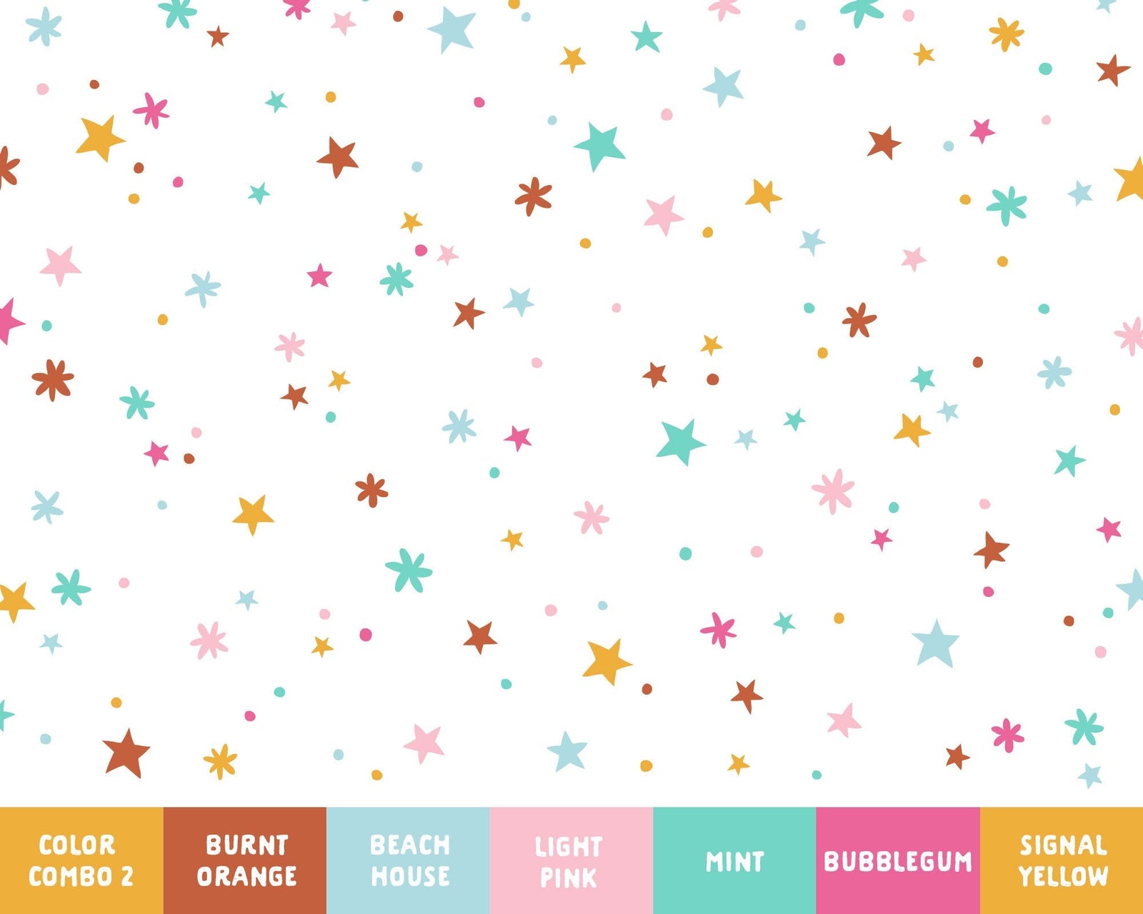 Rainbow Sparkle Wall Decals