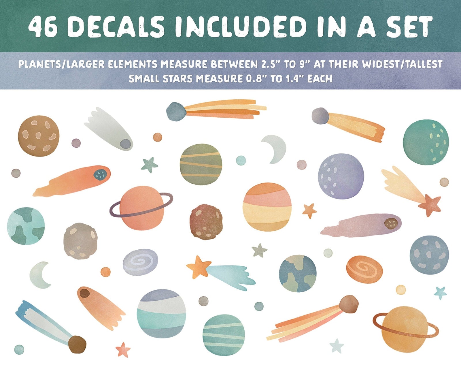 Out of this World Fabric Wall Decals