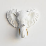 Faux Small Elephant Wall Hanging - Project Nursery