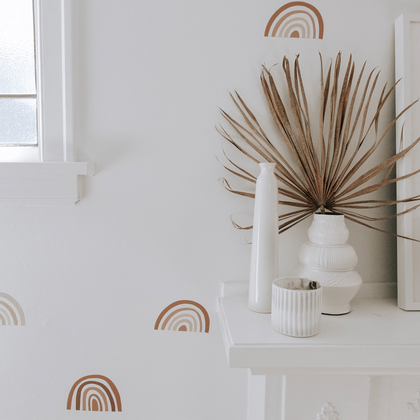 Mini Ombre Rainbow Wall Decals